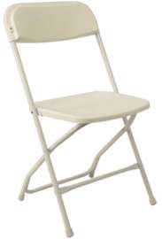 WHT Plas Folding Chair