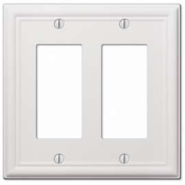 2R WHT Wall Plate