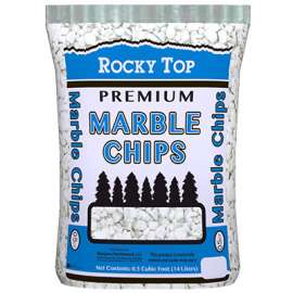 .5CUFT WHT Marble Chips