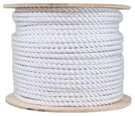 1/4"x600' WHT Nyl Rope