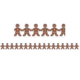 Gingerbread Men Classroom Borders