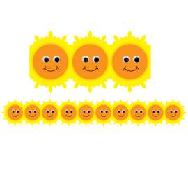 Happy Sun Die Cut Border