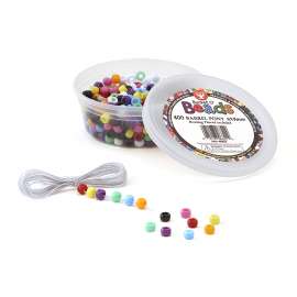 Bucket O Beads, Barrel Pony, 6 x 9 mm, 400/pkg