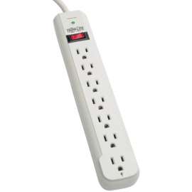 Tripp Lite Surge Protector Power Strip 120V 7 Outlet 6ft Cord 1080 Joules, 7 x NEMA 5-15R, 1800 VA, 1080 J, 120 V AC Input