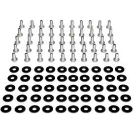 Tripp Lite SmartRack Threaded Hole Hardware Kit 50 each #12-24 screws - Rack Screw, Flat Washer