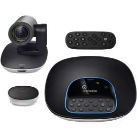 Logitech GROUP Video Conferencing System, 1920 x 1080 Video (Content), 30 fps, USB, Wall Mountable, Tabletop