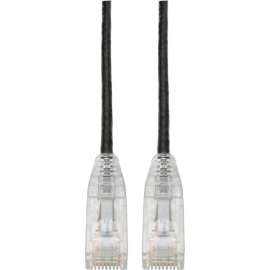 Tripp Lite Cat6 UTP Patch Cable (RJ45), M/M, Gigabit, Snagless, Molded, Slim, Black, 5 ft., 5 ft Category 6 Network Cable for Network Device, Printer, Photocopier, Router, Server, Computer, Modem, Switch, First End: 1 x RJ-45 Network, Male