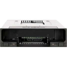 Cremax Icy Dock FlexiDOCK MB795SP-B Drive Enclosure for 5.25", Serial ATA/600 Host Interface Internal, Black, 2 x HDD Supported, 1 x SSD Supported