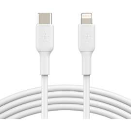 Belkin Lightning/USB-C Data Transfer Cable, 3.28 ft Lightning/USB-C Data Transfer Cable for iPhone, iPad, First End: 1 x Lightning Male, Second End: 1 x USB Type C Male, MFI