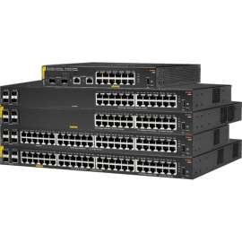 HPE Aruba 6100 24G 4SFP+ Switch - 24 Ports - 3 Layer Supported - Modular - 33 W Power Consumption - Twisted Pair, Optical Fiber - 1U High - Rack-mountable, Wall Mountable - Lifetime Limited Warranty