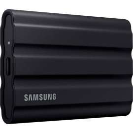 Samsung T7 MU-PE2T0S/AM 2 TB Portable Rugged Solid State Drive, External, Black, Desktop PC, MAC, Gaming Console, Tablet Device Supported, USB 3.2 (Gen 2) Type C