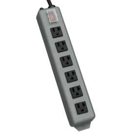 Tripp Lite Waber Industrial Power Strip 6-Outlet 15 ft. (4.57 m) Cord 5-20P Plug, NEMA 5-20P, 6 x NEMA 5-15/20R, 15 ft Cord, 120 V AC Voltage