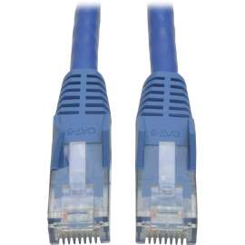 Tripp Lite Cat6 Gigabit Snagless Molded (UTP) Ethernet Cable (RJ45 M/M) PoE Blue 7 ft. (2.13 m), 7ft, 1 x RJ-45 Male, 1 x RJ-45 Male, Blue