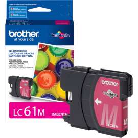 Brother Innobella LC61M Ink Cartridge, Inkjet, Standard Yield, 325 Pages, Magenta