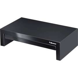 Fellowes Designer Suites Monitor Riser, Up to 21" Screen Support, 40 lb Load Capacity, 4.4" Height x 16" Width x 9.4" Depth, Desktop