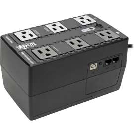 Tripp Lite UPS 350VA 210W Eco Green Battery Back Up Compact 120V USB RJ11 50/60Hz, Desktop, 7 Hour Recharge, 2 Minute Stand-by, 110 V AC Input