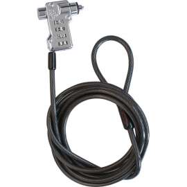 CODi 4 Digit Combination Cable Lock, 4-digit, Steel, Galvanized Steel, 6 ft