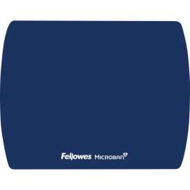 Fellowes Microban Ultra Thin Mouse Pad, Blue, 7" x 9" x 0.06" Dimension, Blue, 1 Pack