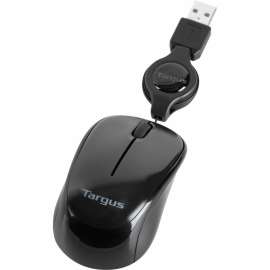 Targus Compact Laptop Mouse - Optical - USB - Black, Gray