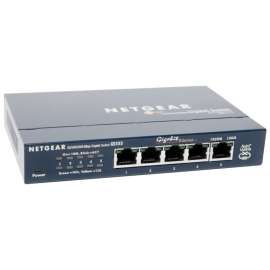 Netgear ProSafe GS105 Ethernet Switch, 5 x 10/100/1000Base-T