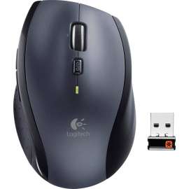 Logitech M705 Marathon Wireless Mouse, 2.4 GHz USB Unifying Receiver, 1000 DPI, 5-Programmable Buttons, 3-Year Battery, Compatible with PC, Mac, Laptop, Chromebook, Black, Laser, Wireless, 2.40 GHz
