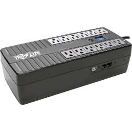 Tripp Lite UPS 850VA 425W Eco Green Battery Back Up LCD 120V USB RJ11 PC 12 Outlet, Ultra-compact Desktop/Tower/Wall Mount, 8 Hour Recharge, 2.30 Minute Stand-by, 120 V AC Input