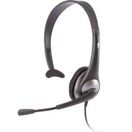 Cyber Acoustics AC-104 Headset, Mono, Mini-phone (3.5mm), Wired, 20 Hz