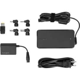 Targus Laptop Charger with USB Fast Charging Port - 90 W - 5 V DC/2.10 A Output - Black