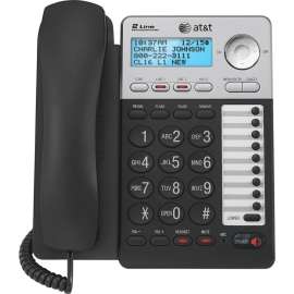 AT&T ML17929 Standard Phone, Silver, 2 x Phone Line, Speakerphone, Backlight