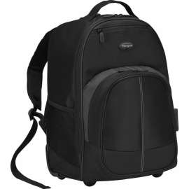 Targus Compact TSB750US Carrying Case (Backpack) for 16" to 17" Apple Notebook, MacBook Pro, Black, Bump Resistant, Scratch Resistant, Neoprene, Mesh, Elastic, Polyester Exterior Material