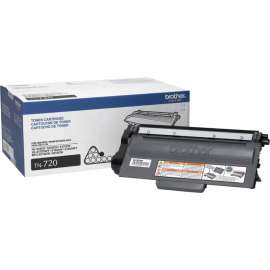 Brother Genuine TN720 Mono Laser Black Toner Cartridge, Monochrome Toner, Laser, Black, 1 Each
