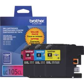 Brother Innobella LC1053PKS Original Ink Cartridge, Inkjet, High Yield, 1200 Pages Cyan, 1200 Pages Magenta, 1200 Pages Yellow, Assorted, Magenta, Yellow