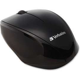 Verbatim Wireless Notebook Multi-Trac Blue LED Mouse, Black, Blue Optical, Wireless, Radio Frequency