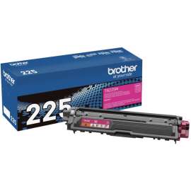 Brother Genuine TN225M High Yield Magenta Toner Cartridge, Laser, High Yield, 2200 Pages, Magenta