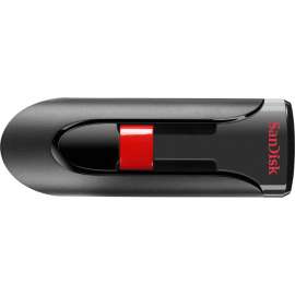 SanDisk Cruzer Glide USB Flash Drive, 32 GB, USB 2.0, Black, Red, 2 Year Warranty