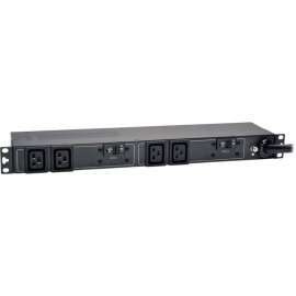 Tripp Lite PDU Basic 208V / 240V 5/5.8kW 30A C19 4 Outlet L6-30P Horizontal 1URM - NEMA L6-30P - 4 x IEC 60320 C19 - 230 V AC - 5.80 kVA - 1U Horizontal Rackmount, Wall Mountable, Under-counter