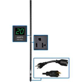 Tripp Lite PDU Metered 120V 20A 5-15/20R 36 Outlet L5-20P 72" Height 0URM, 72 Inch Height Vertical Rackmount 0URM