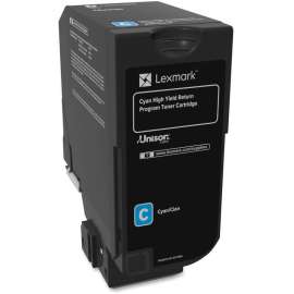 Lexmark Unison Original Toner Cartridge, Laser, High Yield, 16000 Pages, Cyan