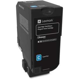 Lexmark Unison Original Toner Cartridge, Laser, High Yield, 12000 Pages, Cyan