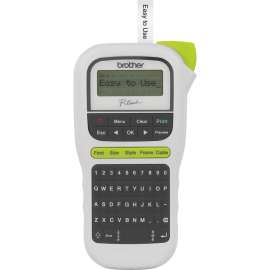 Brother P-Touch 110 Handheld Label Maker, Thermal Transfer, 0.79 in/s Mono, 3 Fonts, 180 dpi