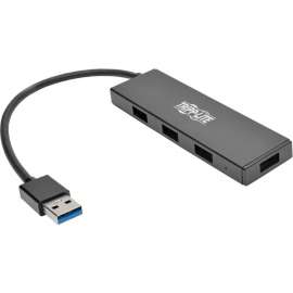 Tripp Lite 4-Port Ultra-Slim Portable USB 3.0 SuperSpeed Hub, USB, External, 4 USB Port(s), 4 USB 3.0 Port(s)