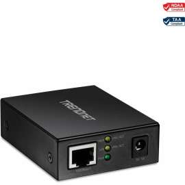 TRENDnet 1000BASE-T to SFP Fiber Media Converter; Gigabit Ethernet to SFP Media Converter; 4Gbps Switching Capactiy; TFC-GSFP, 100/1000Base-T to 1000Base-SX/