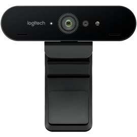 Logitech BRIO Webcam, 90 fps, Black, USB 3.0, 4096 x 2160 Video