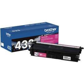 Brother TN433M Original High Yield Laser Toner Cartridge, Magenta, 1 Each, 4000 Pages