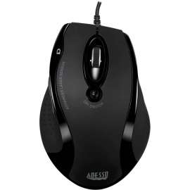Adesso iMouse G2, Ergonomic Optical Mouse, Optical, Cable, Black