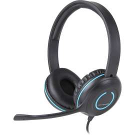 Cyber Acoustics AC-5008 USB Stereo Headset, Stereo, USB, Wired, 20 Hz