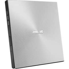 Asus ZenDrive SDRW-08U9M-U DVD-Writer - External - Silver - DVD-RAM/R/RW Support - 24x CD Read/24x CD Write/24x CD Rewrite - 8x DVD Read/8x DVD Write/8x DVD Rewrite - Double-layer Media Supported - USB 2.0 - Ultra Slim - BUS Powered