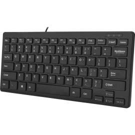 Adesso SlimTouch Mini Keyboard, Cable Connectivity, USB Interface, 78 Key, English (US)