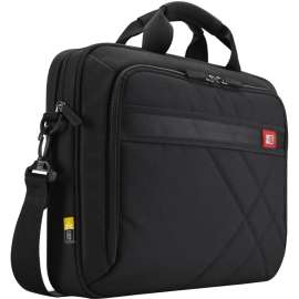 Case Logic DLC-115 Carrying Case for 10.1" to 15.6" Notebook, Black, Anti-slip Shoulder Strap, Neoprene, Nylex, Polyester Body, Shoulder Strap, Handle, Trolley Strap
