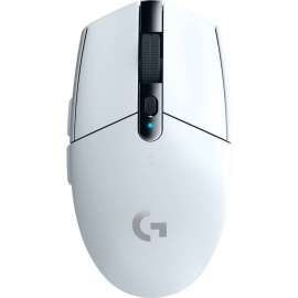 Logitech G305 LIGHTSPEED Wireless Gaming Mouse - Optical - Wireless - Wi-Fi - White - USB - 12000 dpi - 6 Button(s)